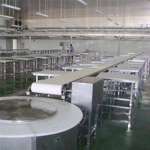 Musulmán cordero de sacrificio línea con carne de cabra de corte de procesamiento de carnicero matadero equipo - Product Image 6