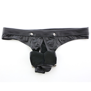 Boxer <span class=keywords><strong>Perizoma</strong></span> da Uomo Sexy a Vita Bassa Traspirante con Intagli in Tessuto Confortevole per Locali Notturni - Product Image 5