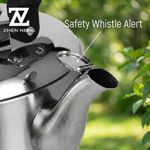 Zhenneng Hot Sale Stainless Steel Whistling <strong>Kettle</strong> Non-electric Tea Pot Boiling Water <strong>Kettle</strong> 5L Large Capacity - Product Image 2
