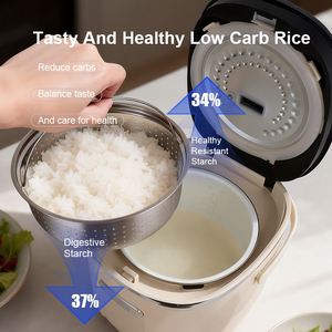 Cuisinière à riz intelligente IH nouvelle génération OEM ODM, saine, faible en sucre, faible en glucides, 4L, cuve en céramique, cuisinière à riz électrique numérique - Product Image 3