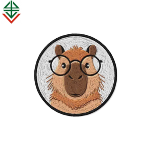 Capybara Trâm Pins Capybara Tùy Chỉnh Thêu Các Bản Vá Lỗi Ve Áo Pin Dễ Thương Động Vật Phim Hoạt Hình Phù Hiệu - Product Image 6