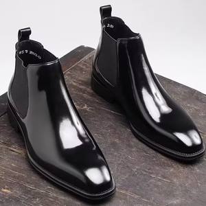 Zapatos formales de hombre de cuero genuino hechos a mano, de nuevo estilo, a la moda, con tacones bajos, cómodos y casuales, hechos a medida. - Product Image 1