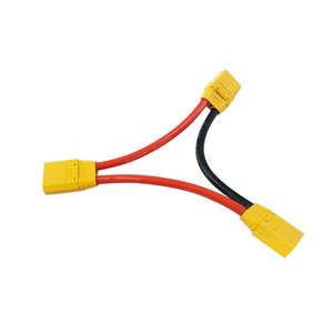 Adaptateur anti-étincelles JHTC XT90S, câble <span class=keywords><strong>parallèle</strong></span> en silicone XT901, connecteur femelle 2 mâles, 45A DC500V, 8/10/12 AWG, pour batterie et moteur RC - Product Image 6