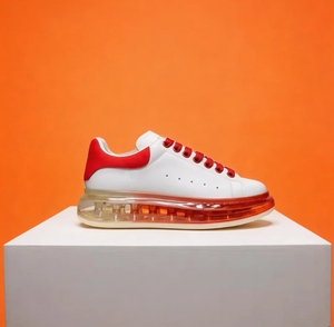 Zapatos Casuales de Diseñador para Hombre 2026: Novedad, Suela Gruesa y Ligera con Amortiguación de Aire, Detalles en Cuero, Estilo Muffin, Zapatos Blancos Pequeños y Modernos (mq shoes) - Product Image 1