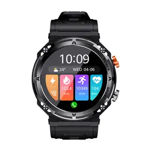 2024 C21 Pro 410mah grande batteria sport outdoor smart watch BT chiamata smartwatch per 1 ATM impermeabile Reloj orologio intelligente per gli uomini