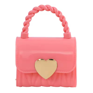 Wholesale Candy Colors Girl Jelly Purse Cute PVC Mini Crossbody Bag Kid Handbags with <b>Shoulder</b> <b>Strap</b> - Product Image 5