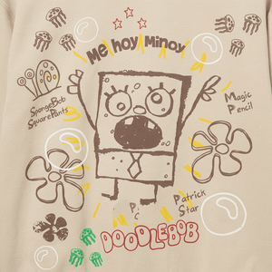 Sudadera con Estampado de Dibujos Animados Personalizada, Sudadera Extra Grande para Mujer, Estilo <span class=keywords><strong>Bob</strong></span> <span class=keywords><strong>Esponja</strong></span>, Sudadera Nostálgica de Gran Tamaño, Venta al por Mayor - Product Image 2