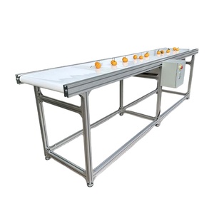 Convoyeur <span class=keywords><strong>à</strong></span> bande en PVC <span class=keywords><strong>de</strong></span> qualité alimentaire en acier inoxydable pour petite ligne d'assemblage, ligne <span class=keywords><strong>de</strong></span> production d'emballage, transformation alimentaire - Product Image 6