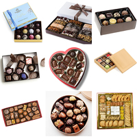 Dattes de chocolat du Ramadan pour Dubaï Arabe Boîtes de chocolat de luxe Boîte d'emballage en papier bonbon personnalisée Boîte de données Islam Ramadan