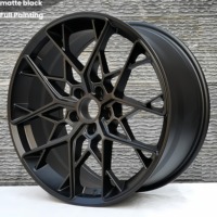 Jantes en alliage forgé à flux continu de 18 à 20 pouces, noir mat, concaves profondes, pour Tesla Model Y Juniper Highland BMW M Audi
