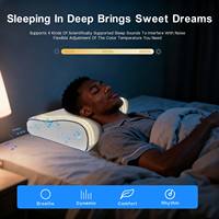 Oreiller intelligent personnalisé avec logo OEM, système d'alarme au lever du soleil, sons de la nature pour la méditation, oreiller pour un sommeil profond