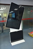 Mesin Periklanan LCD Vertikal Dalam Ruangan dengan Layar Sentuh Digital dan Putar Otomatis
