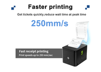 Impresora Térmica de Recibos POS Cashino CSN-806 de 80 mm y 250 mm/s