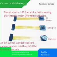 SC035HGS Modul Kamera Hitam Putih Kecepatan Tinggi 180 Frame Rate VGA Antarmuka Standar DVP Modul Kamera Eksposur Global