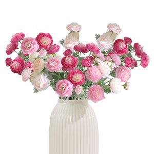 Flores de Peonía de Seda Hechas a Mano, 5 Piezas, Decoración Moderna para Sala de Estar, Decoración Ecológica para el Hogar, Flores para el Día de San Valentín, PU - Product Image 1