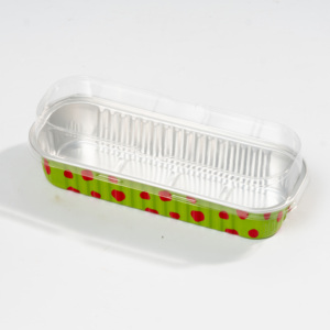 מגשי אלומיניום מלבניים עם מכסים לעוגות שטוחות, בראוניז וקינוחים - Product Image 5