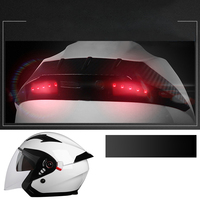 Casque demi-visage de moto avec pare-soleil intérieur-certifié sécurité DOT, ABS durable, couleurs vives