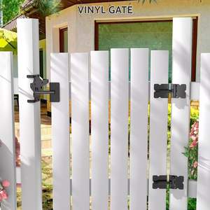 Самозакрывающиеся шарниры, винил, деревянные шарниры для деревянных или виниловых ворот, подпружиненные - Product Image 6