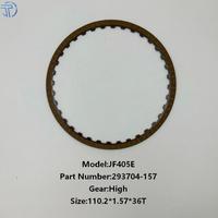 Plaque de friction pour transmission automatique de voiture particulière JF405E, référence 293704-157, 110,2*1,57*36T, plaque de friction haute température