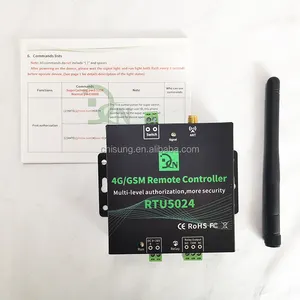 최신 버전 4G/2G 원격 RTU5024 Gsm 게이트 오프너 Gsm 액세스 제어 오프너 릴레이 스위치