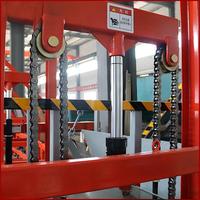 Plateforme de déchargement hydraulique mobile de 3 tonnes, commande électrique à distance |   Logistique des conteneurs 2000x2000mm en acier haute résistance pour levage