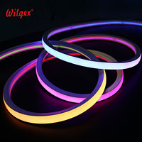 Bande LED néon flexible en PVC 18x16mm, 50m, très longue, haute tension 110V/220V, étanche IP68, ignifuge, garantie 5 ans