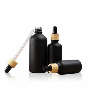 5/10/15/20/30/50/<span class=keywords><strong>100ml</strong></span> Đen Frosted Glass Chất lượng cao cung cấp Frosted <span class=keywords><strong>dropper</strong></span> chai đen Matte dầu <span class=keywords><strong>dropper</strong></span> chai - Product Image 4