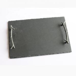 Vente directe d'usine <span class=keywords><strong>Ardoise</strong></span> noire jetable écologique Taille personnalisée Style minimaliste Plats et assiettes de service - Product Image 5