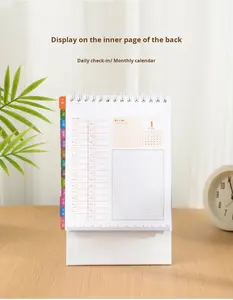 Mesa de escritorio <span class=keywords><strong>con</strong></span> impresión en color personalizada, <span class=keywords><strong>calendario</strong></span> mensual de Adviento 2026, <span class=keywords><strong>calendario</strong></span> de escritorio para promoción - Product Image 3