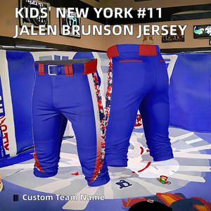 Para Niños # Camiseta y Pantalones Cortos de Baloncesto 11 Jalen Brunson Edición Ciudad 2025 - Impresión por Transferencia Térmica, Talla Grande, Uniforme de Verano - Product Image 2