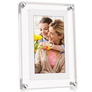 X615 <b>Mirror</b> Surface Light Luxury Home Furnishings Electronic Picture <b>Acrylic</b> Digital Video Photo Frame - Product Image 1