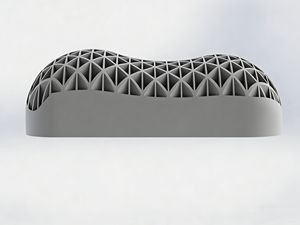 Almohada de Cuello para Cama de Lujo Personalizable, Cuadrada, de Jacquard, de TPE Suave, Antiestática, Refrescante y Natural - Product Image 4