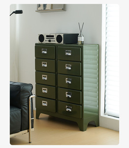 Modern Multi-layer Removable Drawer Storage Cabinet with 2 Drawers <strong>Modular</strong> <strong>System</strong> Plastic Wall Mounted Living Room Storage - Product Image 1