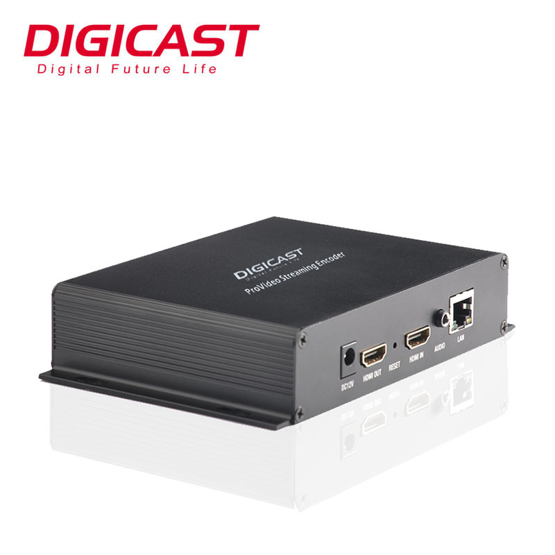 DIGICAST Vidéo HDMI Audio Wifi Encodeur IPTV H265 DVB S2 D'entrée