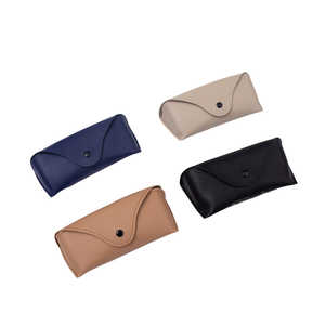 Pu Leder Brillen tasche Neuheiten Soft Folding Brillen tasche Retro Leder Sonnenbrille etuis - Product Image 1