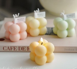 Vela Perfumada, Regalo <span class=keywords><strong>de</strong></span> Cumpleaños, Recuerdo <span class=keywords><strong>de</strong></span> Boda, Regalo Perfumado, Vela en Forma <span class=keywords><strong>de</strong></span> Burbuja, Vela Pequeña en Forma <span class=keywords><strong>de</strong></span> <span class=keywords><strong>Cubo</strong></span> <span class=keywords><strong>de</strong></span> <span class=keywords><strong>Rubik</strong></span> - Product Image 1