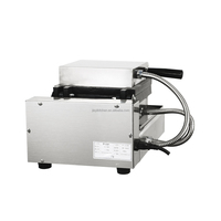 Gaufrier à simple pression électrique, 1,4 kw, équipement de restauration pour Restaurants, en acier inoxydable, moteur de produit ordinaire