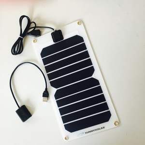 Di alta qualità <span class=keywords><strong>5W</strong></span> 10W piccolo pannello solare portatile pannelli solari 10W 20W pannello solare caricatore con porta USB carica Mobile facilmente - Product Image 1