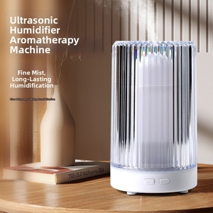 Difusor de Aromas de 200 ml, Material PP+ABS, Luz Nocturna LED de 7 Colores, Humidificador Ultrasónico, Vapor Continuo de 10-12 Horas, Ecológico, para Hotel - Product Image 6