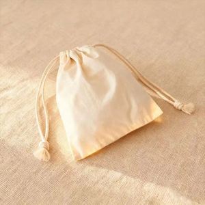 Bolsa de Almacenamiento de Joyas Ecológica, Bolsa de Muselina de Algodón Biodegradable con Logotipo Personalizado Impreso - Product Image 2