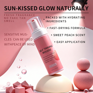 Mousse bronzante sans soleil biologique premium pour une application corporelle sans traces et un éclat <span class=keywords><strong>naturel</strong></span> avec une formule à séchage rapide - Product Image 3