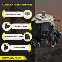 Ensemble de pompe hydraulique Oilmax 400911-00249, conçu pour l'excavatrice Doosan DX800LC 5B1, système de refroidissement du ventilateur, pièce de rechange