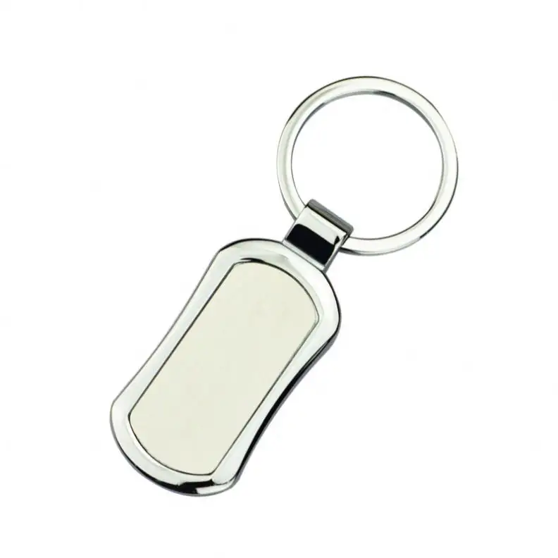 Zhongshan Artigifts Manufacturer Zinc Alloy Keychain Custom Logo Key Chains Blank Keyring Metal Silver Keyring Key Rings