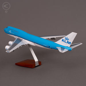 <span class=keywords><strong>Boeing</strong></span>-avión artesanal de 47cm, Avión de regalo de negocios, estiloso, <span class=keywords><strong>747</strong></span>-<span class=keywords><strong>400</strong></span> KLM, líneas aéreas, ABS 1/150 - Product Image 3
