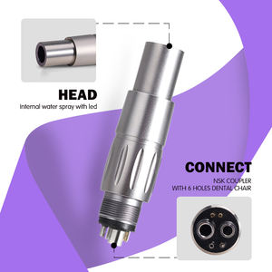 Testa di connessione rapida a 6 fori per <span class=keywords><strong>Handpiece</strong></span> dentale <span class=keywords><strong>N</strong></span> <span class=keywords><strong>S</strong></span> <span class=keywords><strong>K</strong></span>-parte di ricambio in fibra ottica per una connessione e una stabilità superiori - Product Image 2