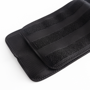 Ceinture de soutien lombaire amincissante en néoprène respirant et confortable pour la protection sportive, noir/bleu, marque Medakor - Product Image 4