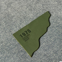 TEAMMADE LL010234 Étiquette en cuir gaufré personnalisée pour vêtements, patch en cuir véritable vierge pour jeans, écologique, logo personnalisé, couleur personnalisée