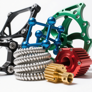 Servizi di Lavorazione CNC per Anelli in Titanio Damascato, Fresatura, Foratura e Brocciatura CNC Personalizzate, Anelli Damascati Colorati - Product Image 1
