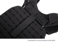 Gilet porte-plaques tactique réglable à libération rapide, personnalisable, en Oxford imperméable, pour la perte de poids, la gym, le sport et le fitness