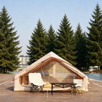 12 ㎡   Tente automatique monobloc en tissu Oxford, quatre saisons, à porte unique, pour le camping, les voyages et les pique-niques en plein air, avec toit gonflable